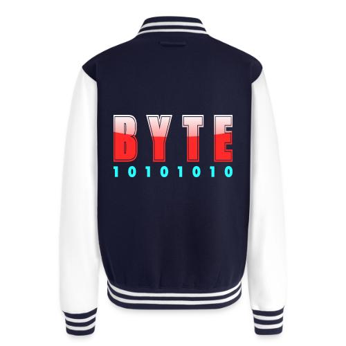 BYTE Binary Code Design - Unisex College Sweat Jacket