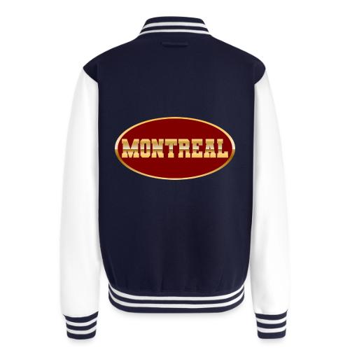 Montreal in Gold - Unisex College Sweat Jacket
