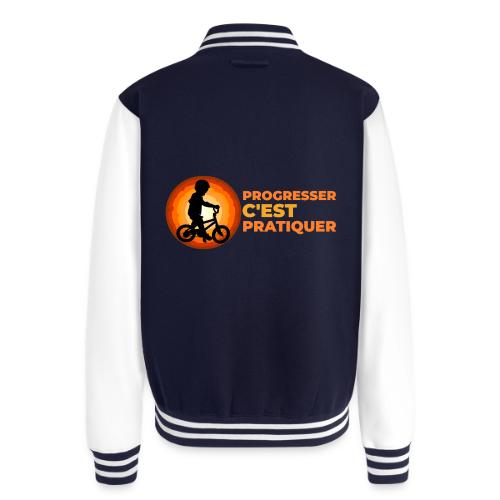 On the Move Towards Progress - Unisex College Sweat Jacket