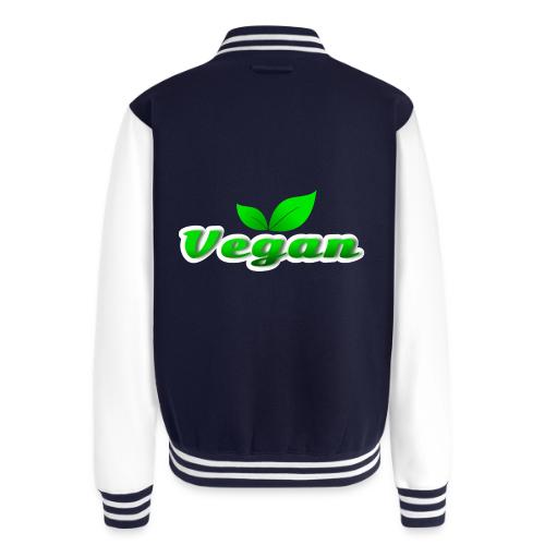 Pure Vegan Leaves - Unisex College Sweat Jacket