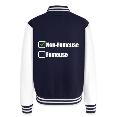 Non-smoking - Unisex College Sweat Jacket
