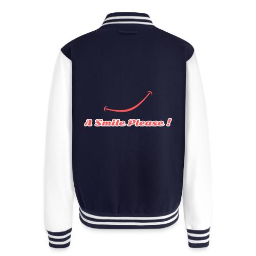A Smile Please! - Unisex College Sweat Jacket