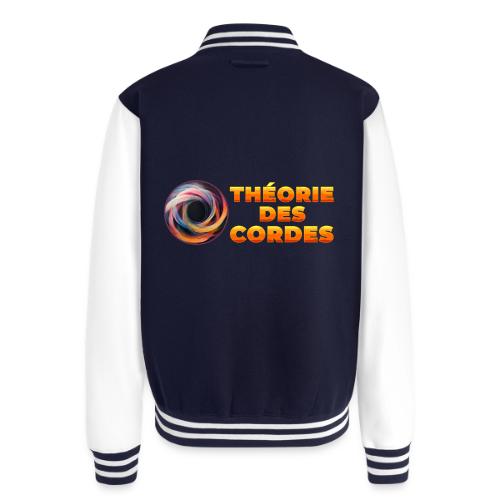 String theory! - Unisex College Sweat Jacket