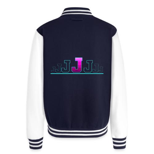 Letter J – Capital Varsity Alphabet Monogram - Unisex College Sweat Jacket