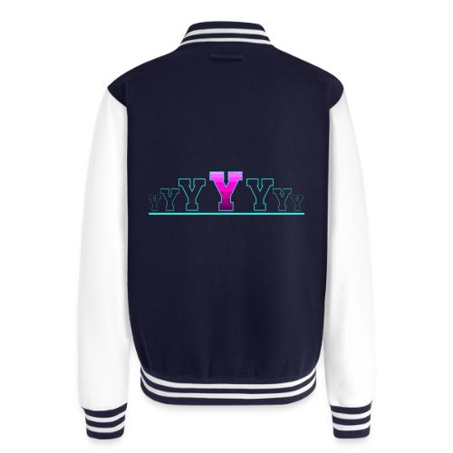 Letter Y – Capital Varsity Alphabet Monogram - Unisex College Sweat Jacket