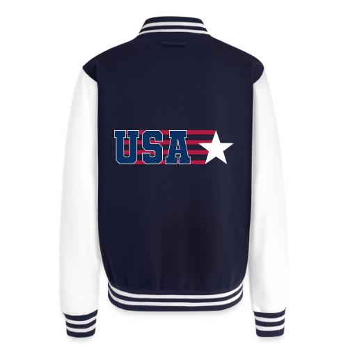 Star Stripe USA - Unisex College Sweat Jacket