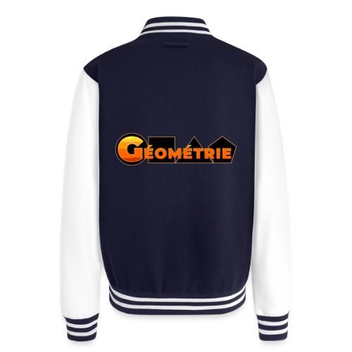 Geometry: Shapes and Figures - Unisex College Sweat Jacket