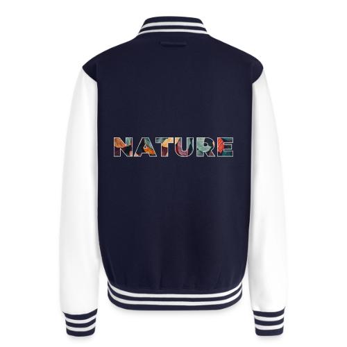 Nature in Every Letter - Unisex College Sweat Jacket