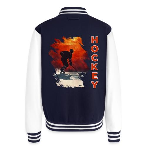 Hockey Vibes - Unisex College Sweat Jacket