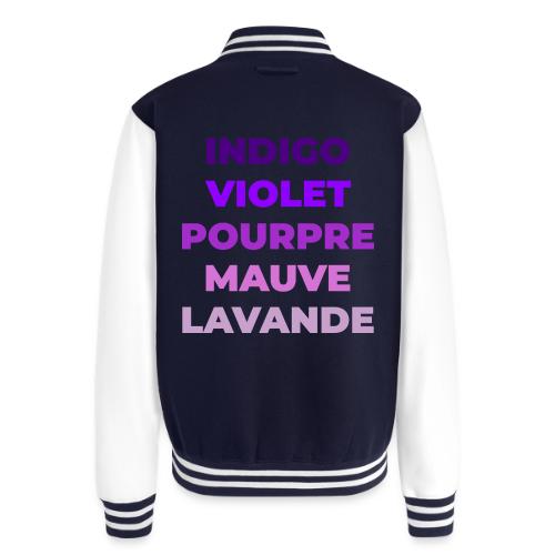 Shades of purple - Unisex College Sweat Jacket