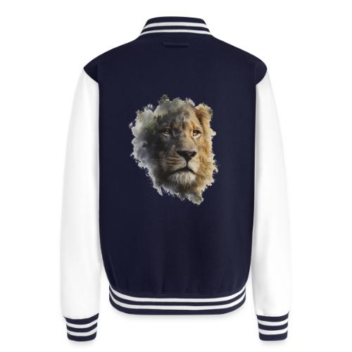 Forest-Soul Lion - Unisex College Sweat Jacket