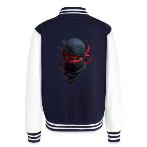Crimson Stare Ninja - Unisex College Sweat Jacket