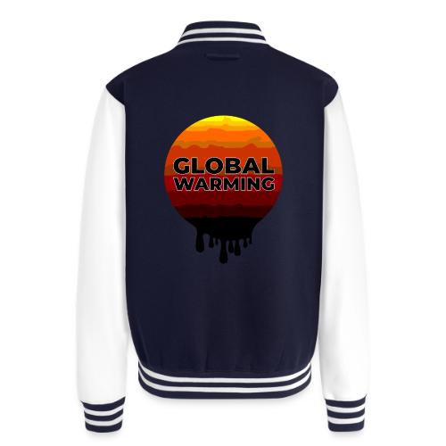 Global warming - Unisex College Sweat Jacket