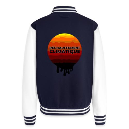 Global warming - Unisex College Sweat Jacket