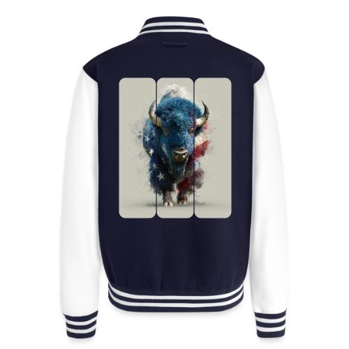 USA: Spirit of the Plains - Unisex College Sweat Jacket