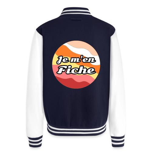 I don't care - Unisex College Sweat Jacket