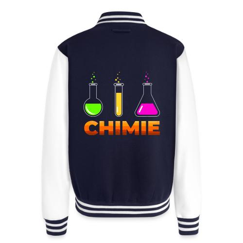 Chemistry: Moving Elements - Unisex College Sweat Jacket