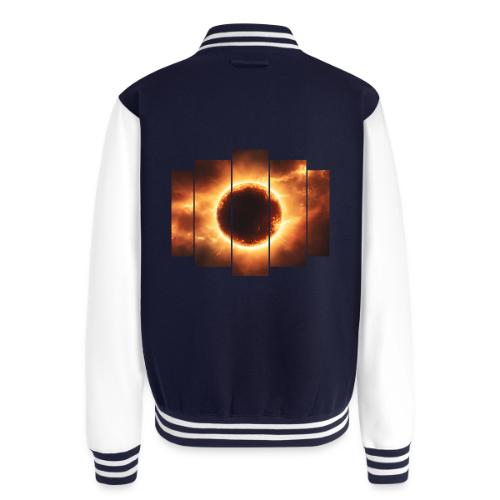 Eclipse Beyond Worlds - Unisex College Sweat Jacket