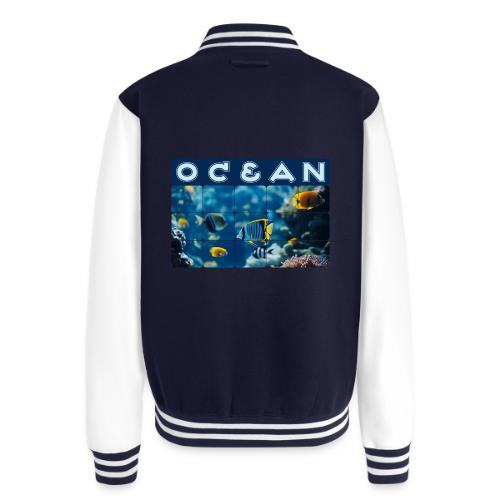 Ocean: Underwater Radiance - Unisex College Sweat Jacket