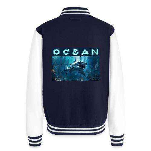 Ocean: Predator's Domain - Unisex College Sweat Jacket
