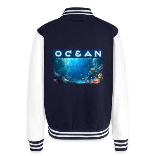 Ocean: Coral Carnival - Unisex College Sweat Jacket