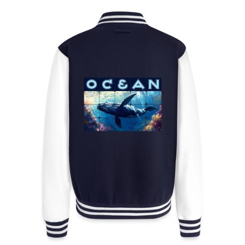 Ocean: Majestic Deep - Unisex College Sweat Jacket