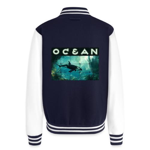Ocean: Silent Hunter - Unisex College Sweat Jacket