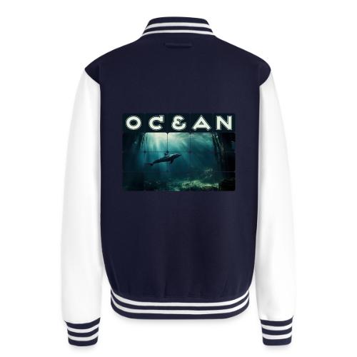 Ocean Whisper - Unisex College Sweat Jacket