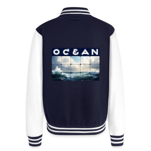 Ocean: Waves of Fury - Unisex College Sweat Jacket