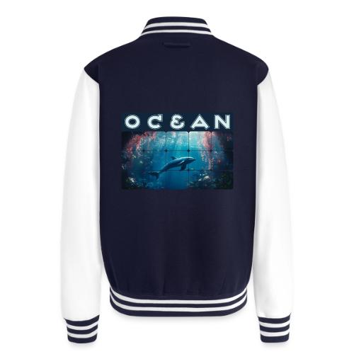 Ocean: Blue Grace - Unisex College Sweat Jacket