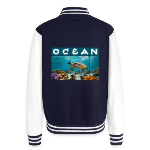 Ocean: Gentle Voyager - Unisex College Sweat Jacket