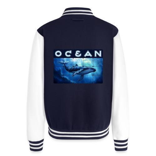 Ocean Titan - Unisex College Sweat Jacket