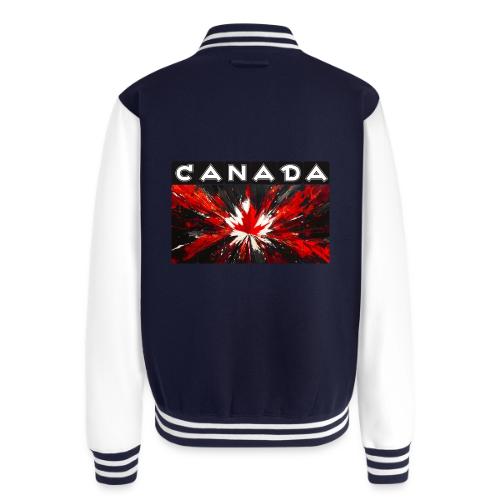 Canada Splash - Unisex College Sweat Jacket