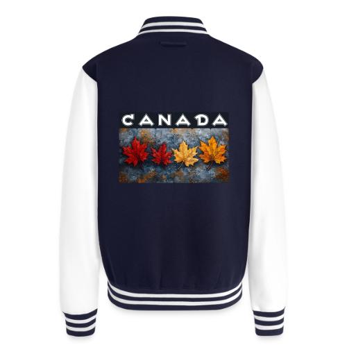 Colorful Canada Style - Unisex College Sweat Jacket