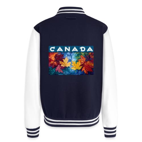 Canada in Brushstrokes - Unisex College Sweat Jacket