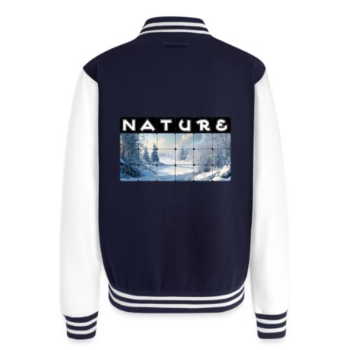 Nature: Frozen Horizon - Unisex College Sweat Jacket
