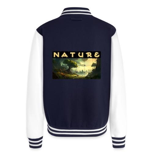 Whispers of Green Peaks - Unisex College Sweat Jacket