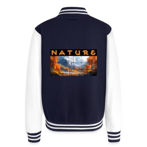 Nature: Golden Autumn Escape - Unisex College Sweat Jacket