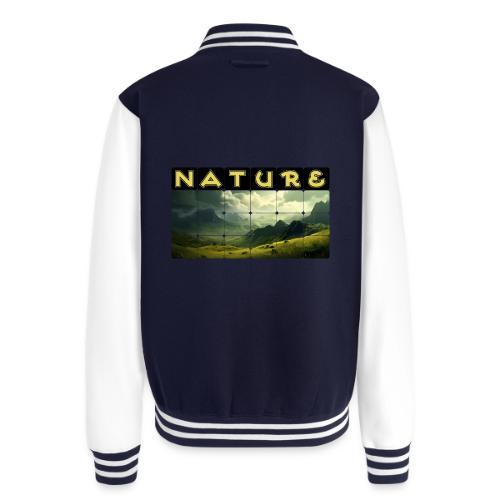 Nature: Verdant Peaks - Unisex College Sweat Jacket