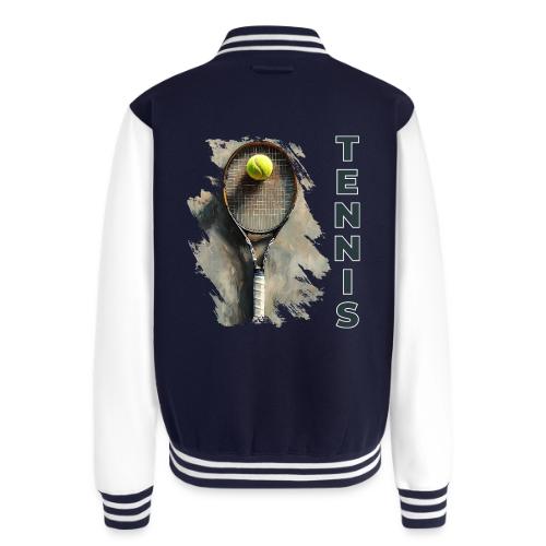 Tennis Power Play - Unisex College Sweat Jacket