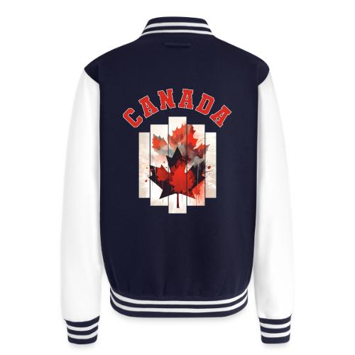 Heart of Canada Art - Unisex College Sweat Jacket