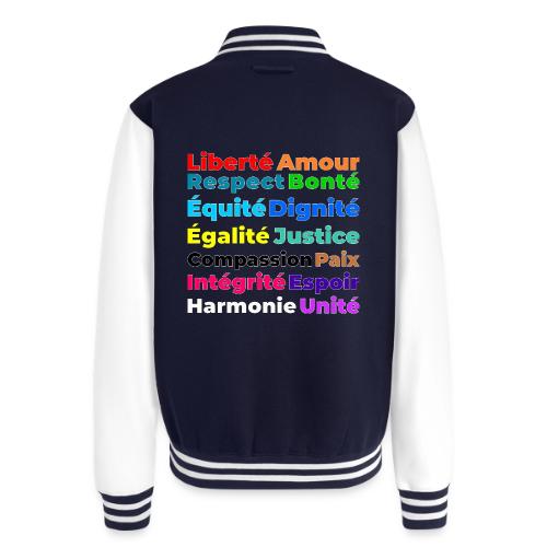 Words of Light - Unisex College Sweat Jacket