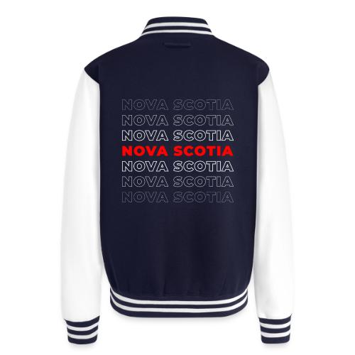 Nova Scotia Script - Unisex College Sweat Jacket