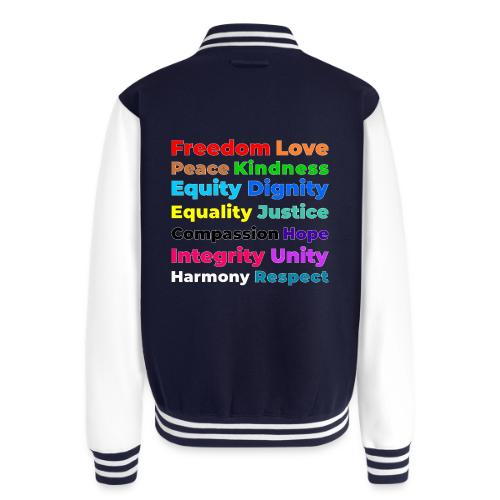 Words of Light - Unisex College Sweat Jacket