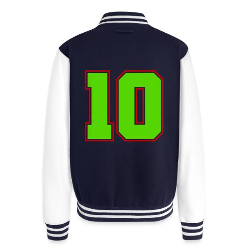 The Magic Number 10 - Unisex College Sweat Jacket