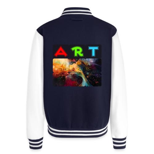 Waves of Art - Unisex College Sweat Jacket