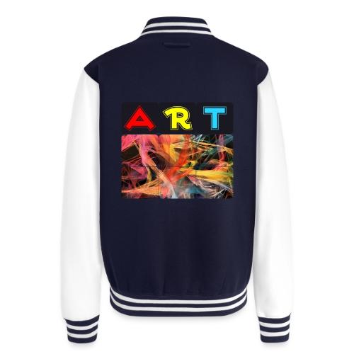 Chaotic Threads of Art - Unisex College Sweat Jacket