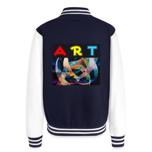 Art of Stripes and Shades - Unisex College Sweat Jacket