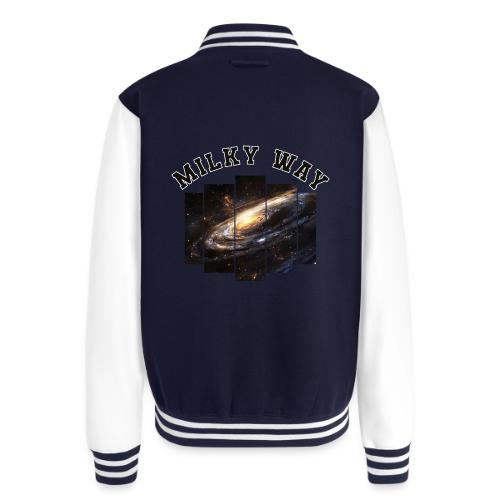 Milky way galaxy - Unisex College Sweat Jacket