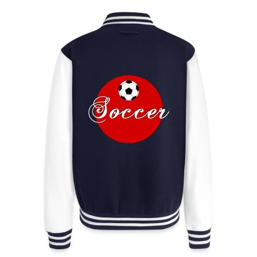 Soccer: Goal Circle - Unisex College Sweat Jacket